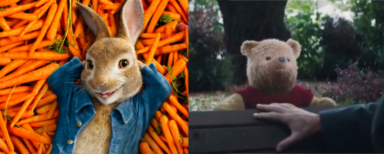 The Tonal Difference between Peter Rabbit [2018] and Christopher Robin [2018]
