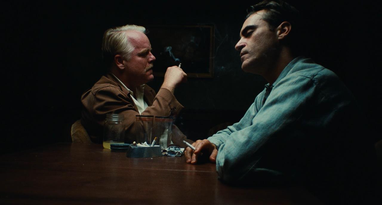 Joaquin Phoenix and Philip Seymour Hoffman in Paul Thomas Anderson's masterpiece The Master - The 75 Best Movies of Decade