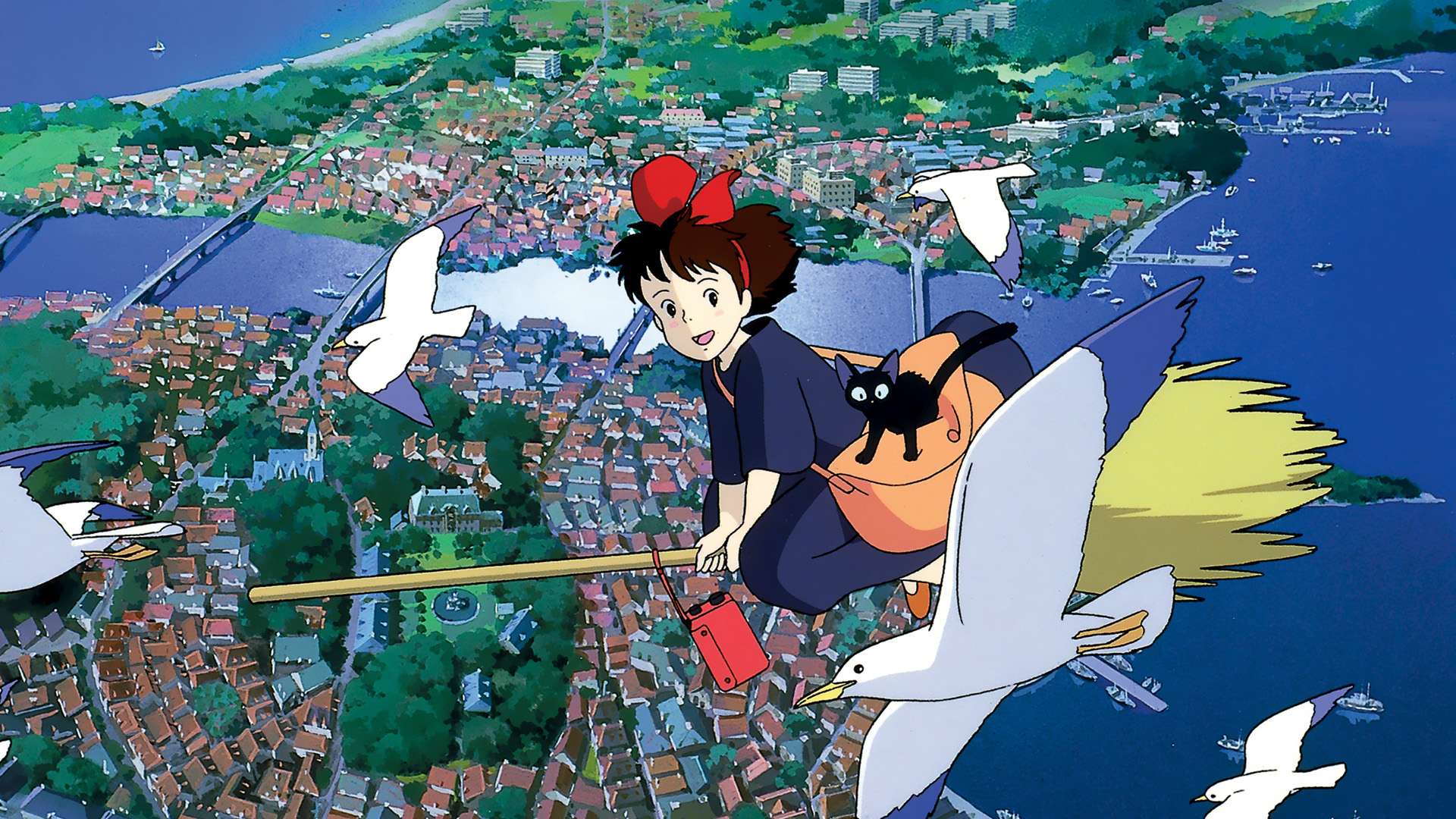 A still from Kiki's Delivery Service (1989).