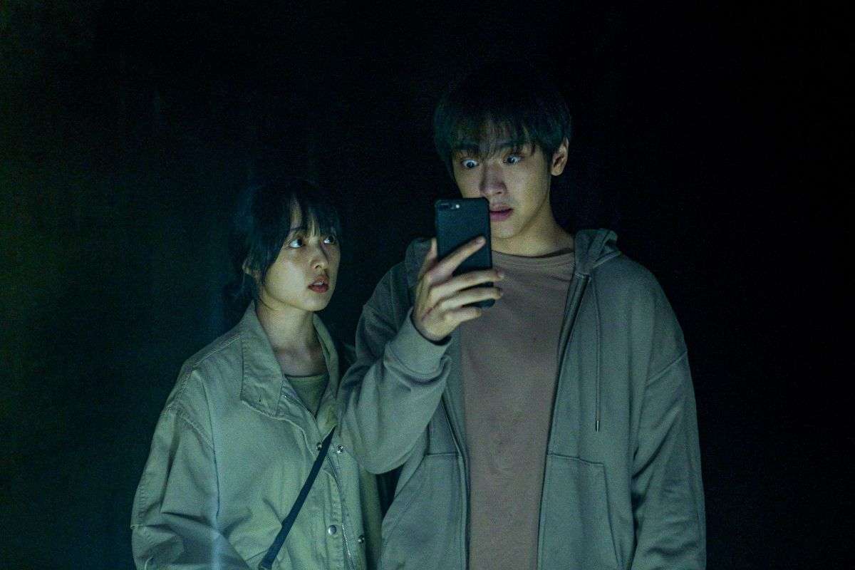 A still from The Ghost Station (2023). 