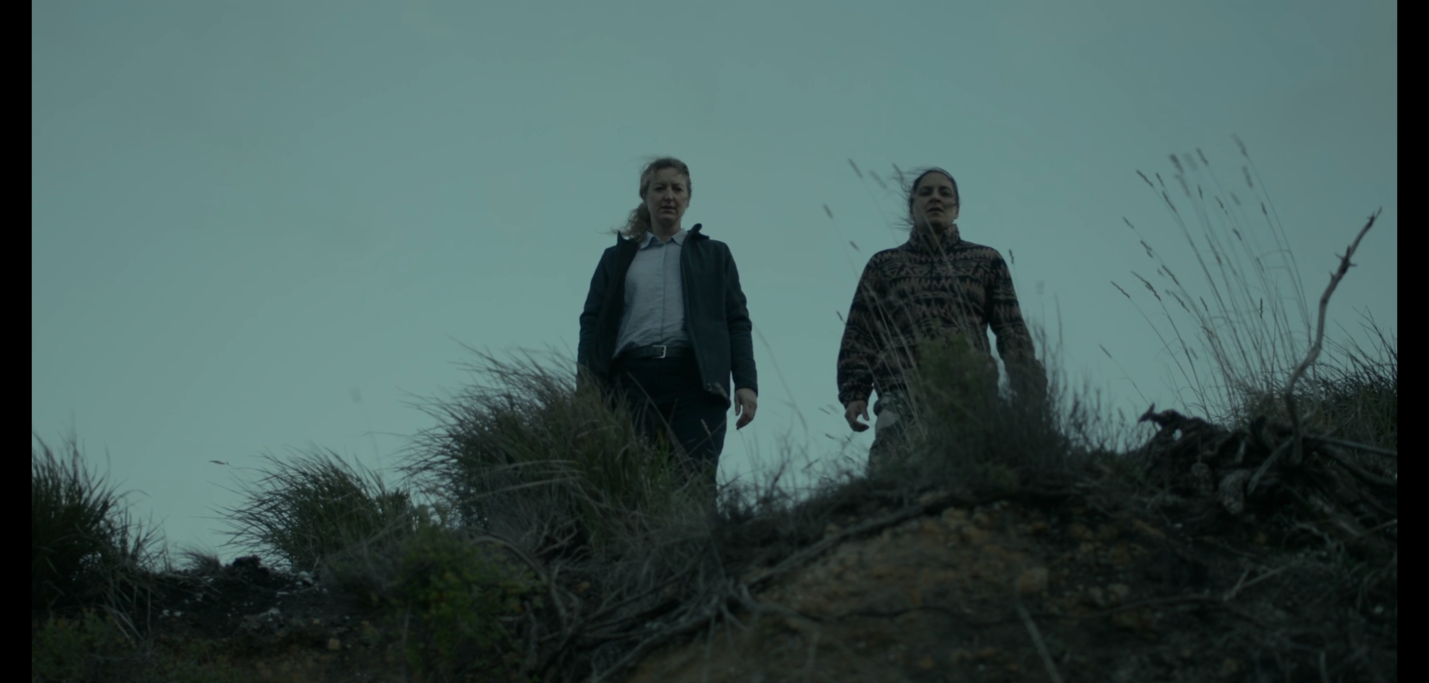 A still from Deadloch Season 1 Finale Episode 8. 