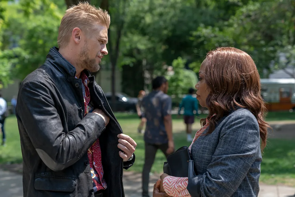 A still from Justified City Primeval Episode 7.