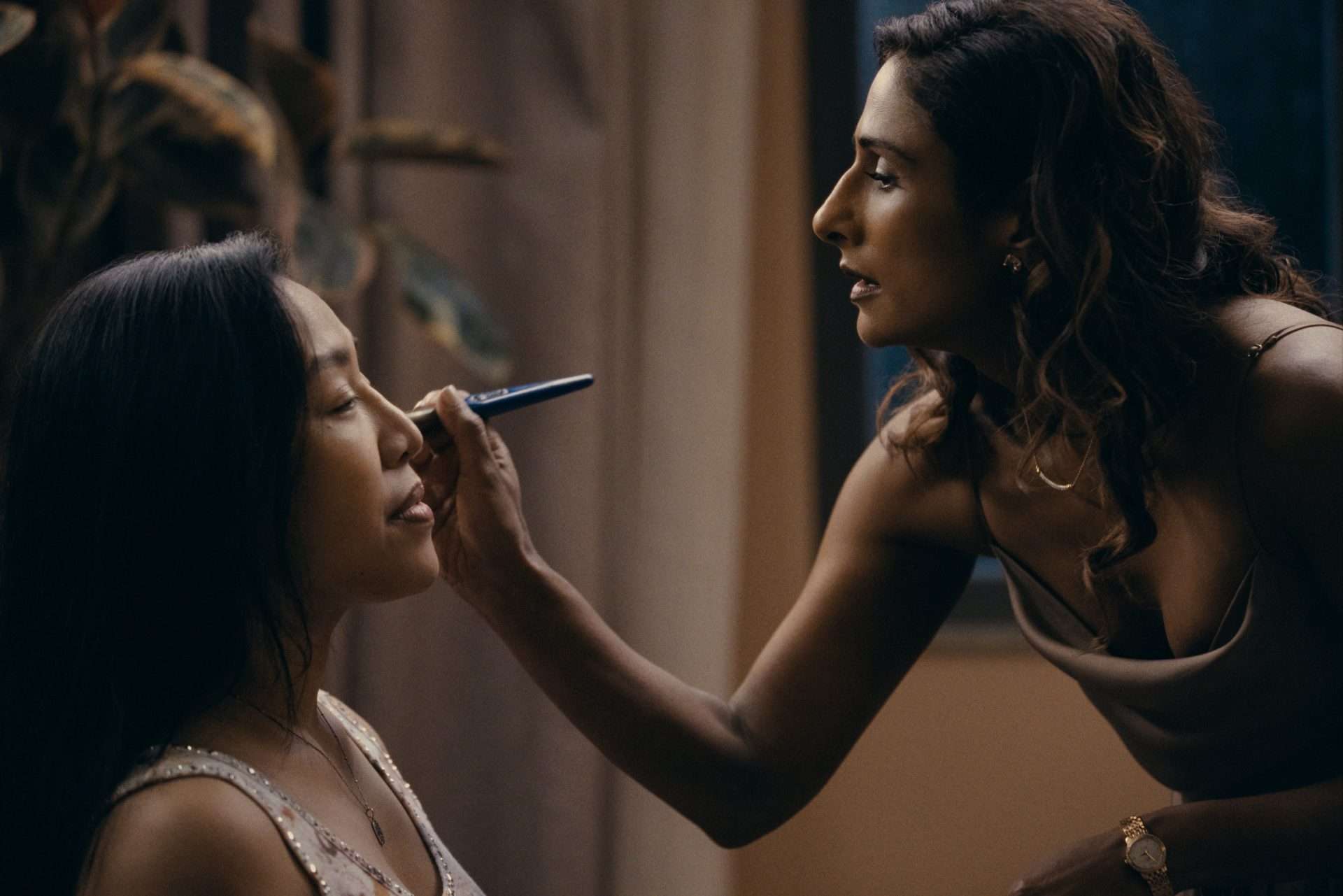 Sarayu Blue (Hilary Star) in Expats Episode 5. 