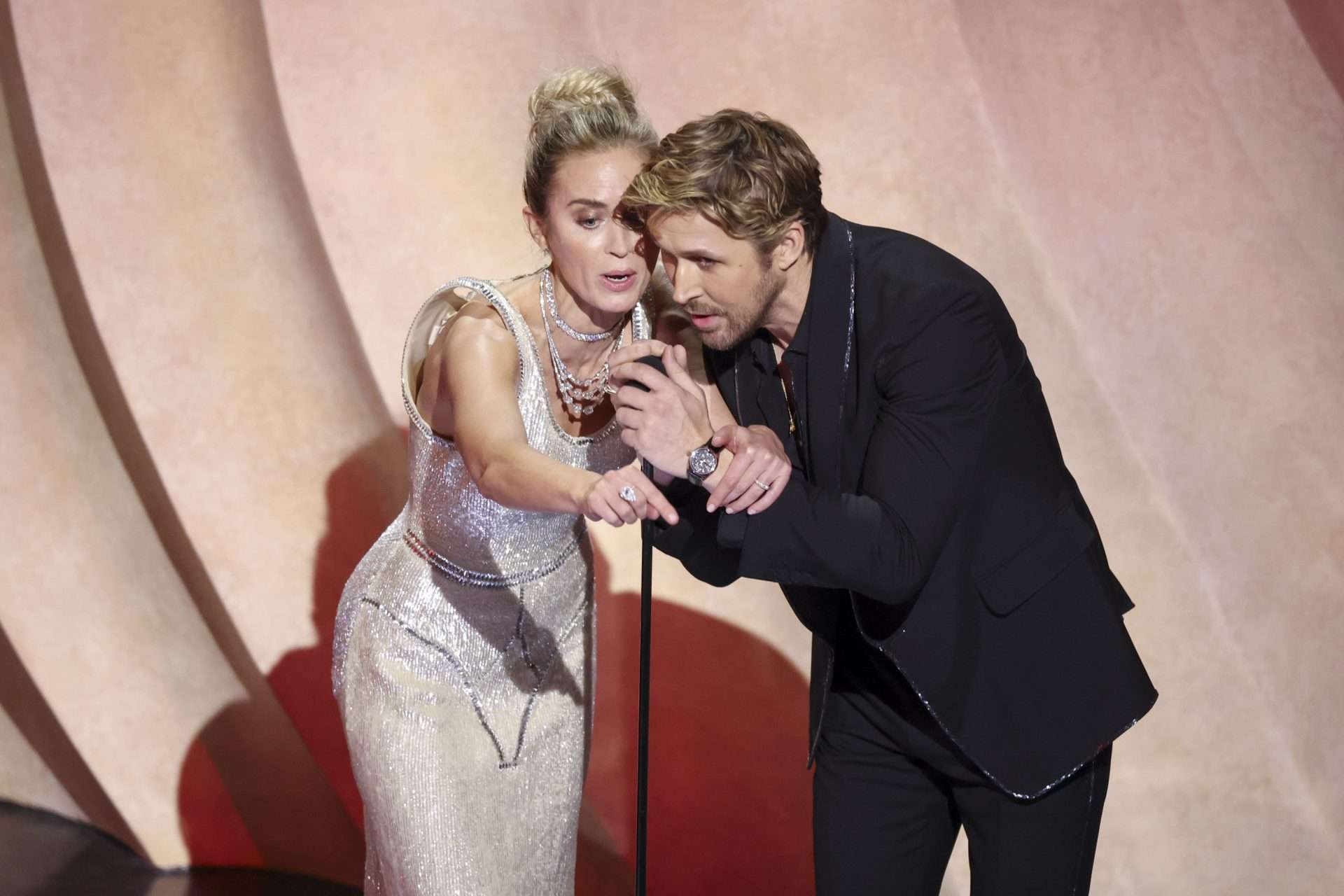 Emily Blunt and Ryan Gosling had Barbenheimer banter
