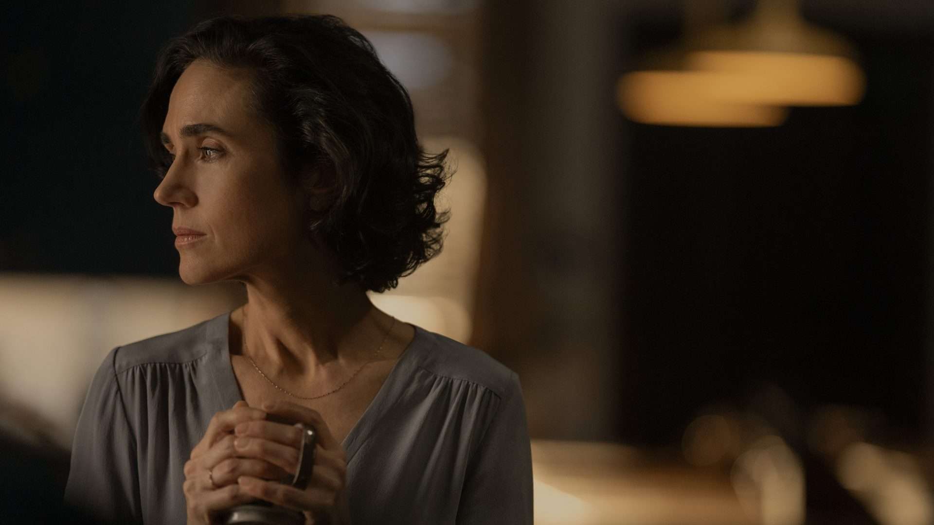 Jennifer Connelly in "Dark Matter, Episode 4" now streaming on Apple TV+.