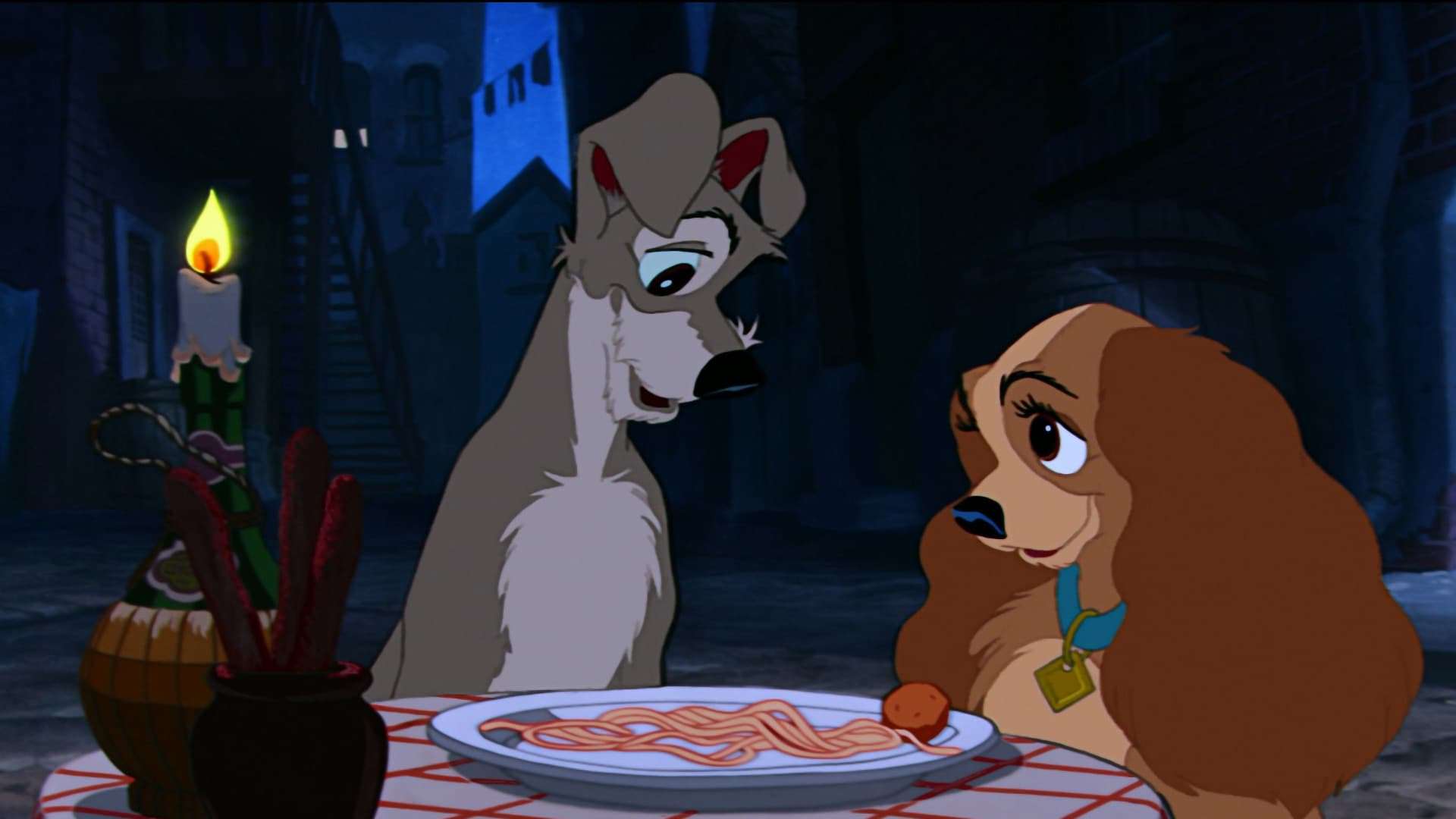 Lady and Tramp in Lady and the Tramp (1955) - Best Dog Performances in Cinema: 10 Canine Stars Who Stole the Show