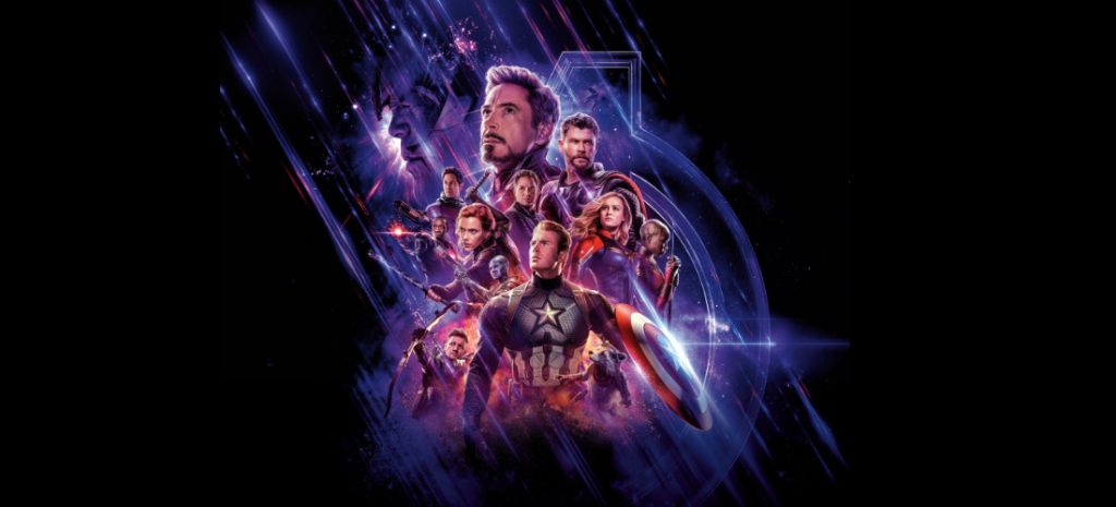 Team of Avengers on the poster of the Avengers Endgame 2019