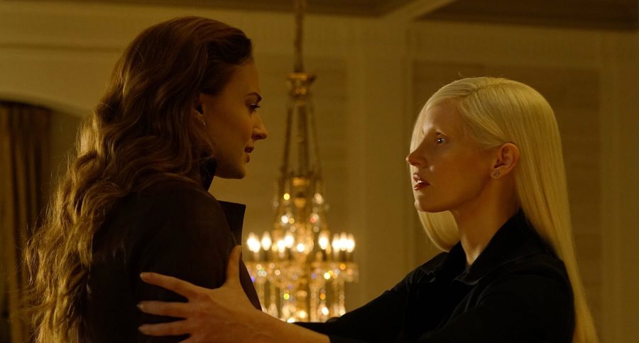 Jessica Chastain and Sophie Turner in Dark Phoenix