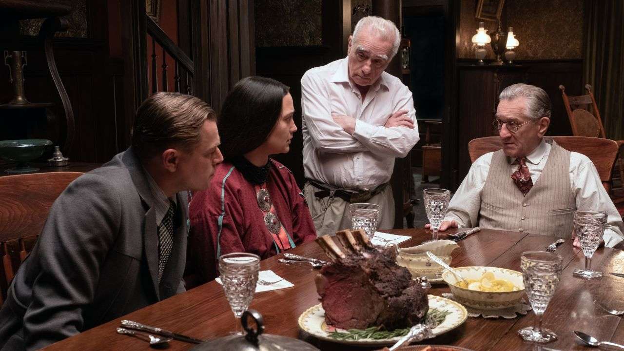 Martin Scorsese filming Killers of the flower moon