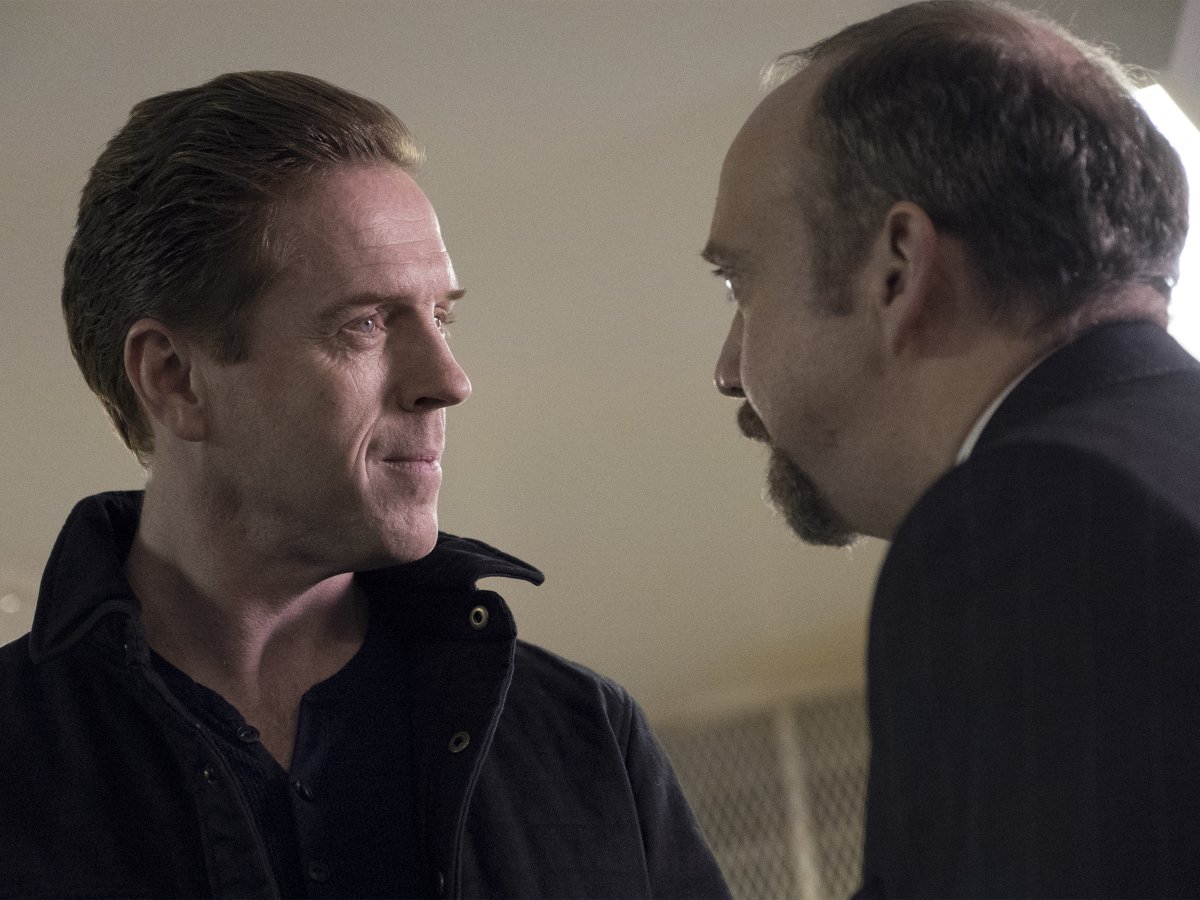 Paul Giamatti & Damian Lewis in Billions