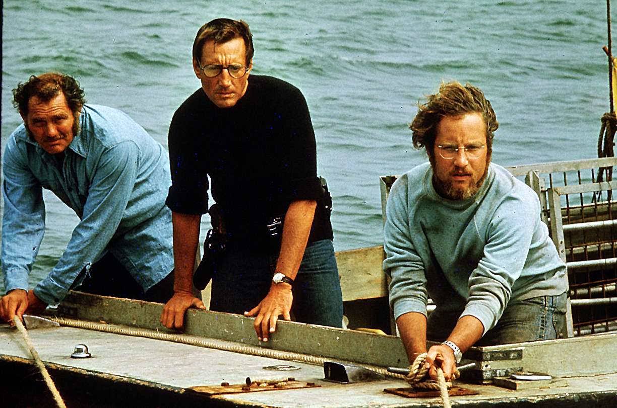A still from Jaws (1975).