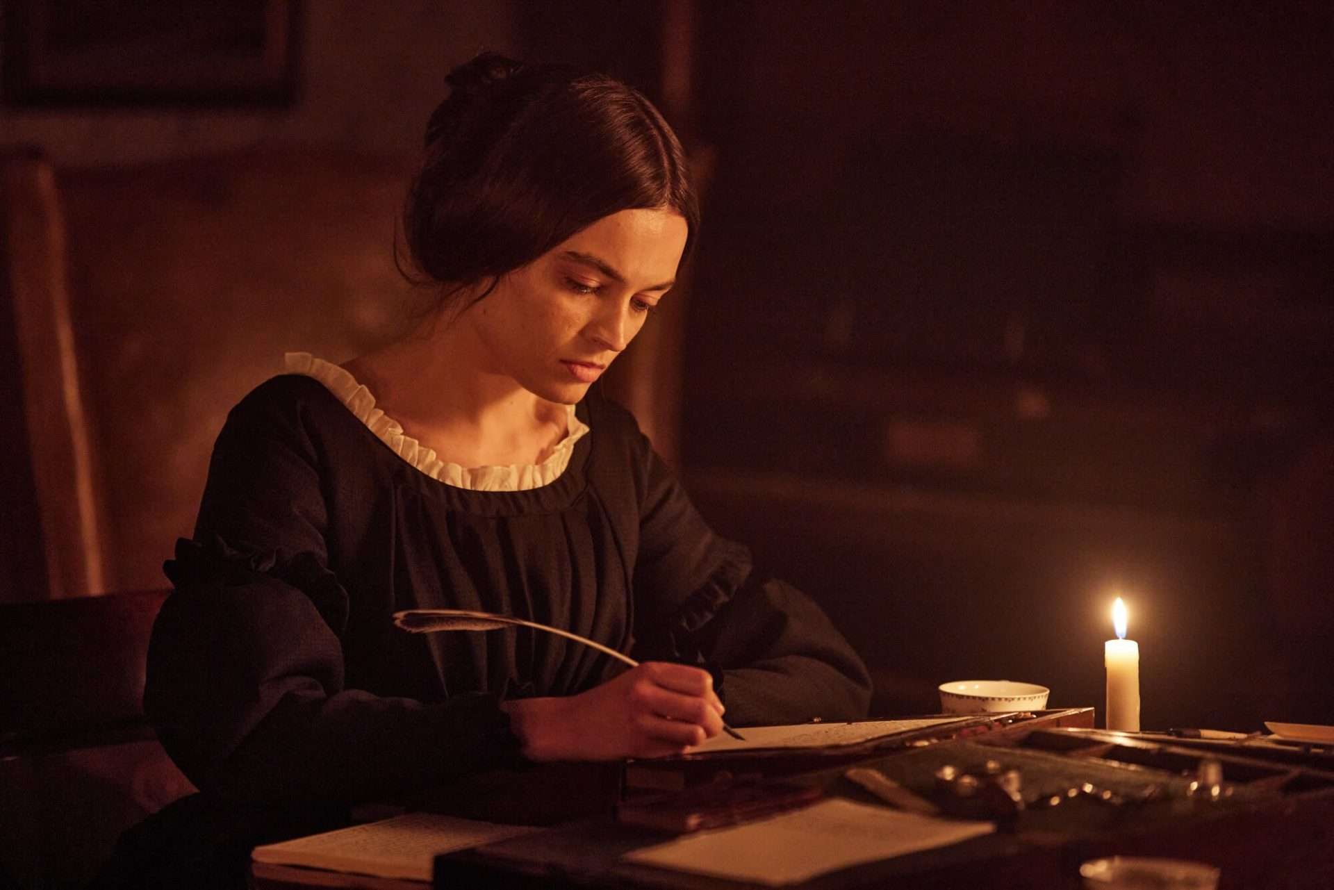 Emma Mackey in Emily (2022)