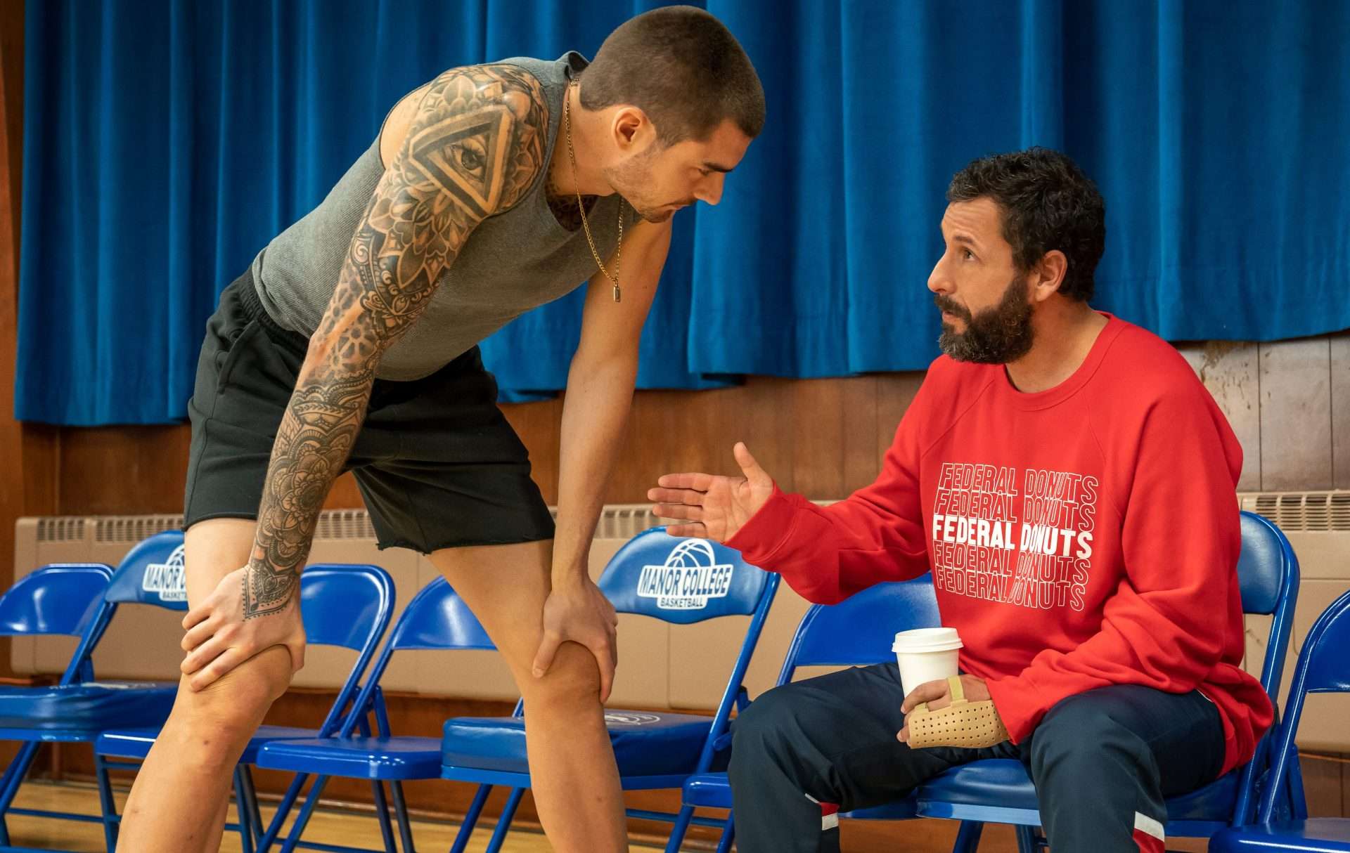 Netflix Original Movies: Juancho Hernangomez & Adam Sandler in Hustle (2022)