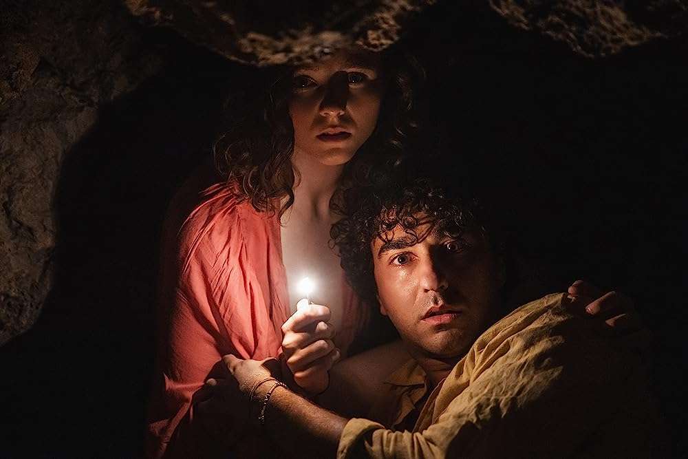 A still from Old (2021). 