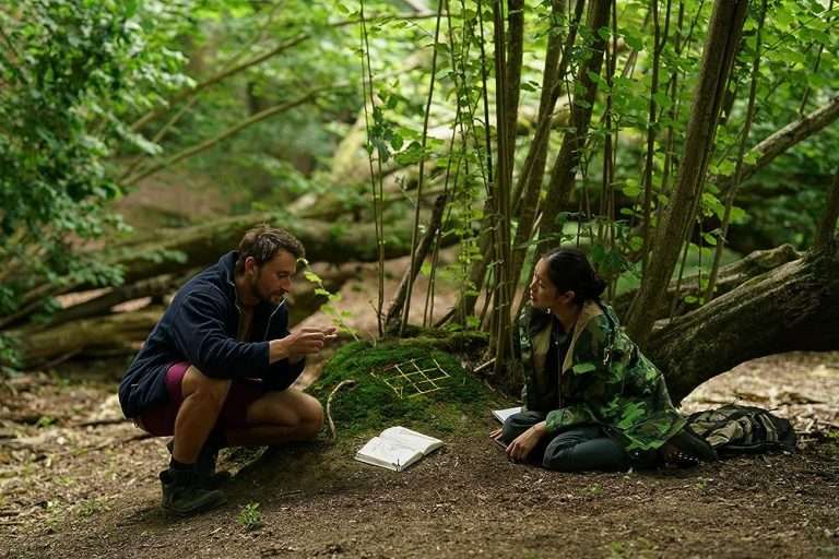 Here (2023) Movie Review:  A Compassionate Push from the Groovy Cliffs