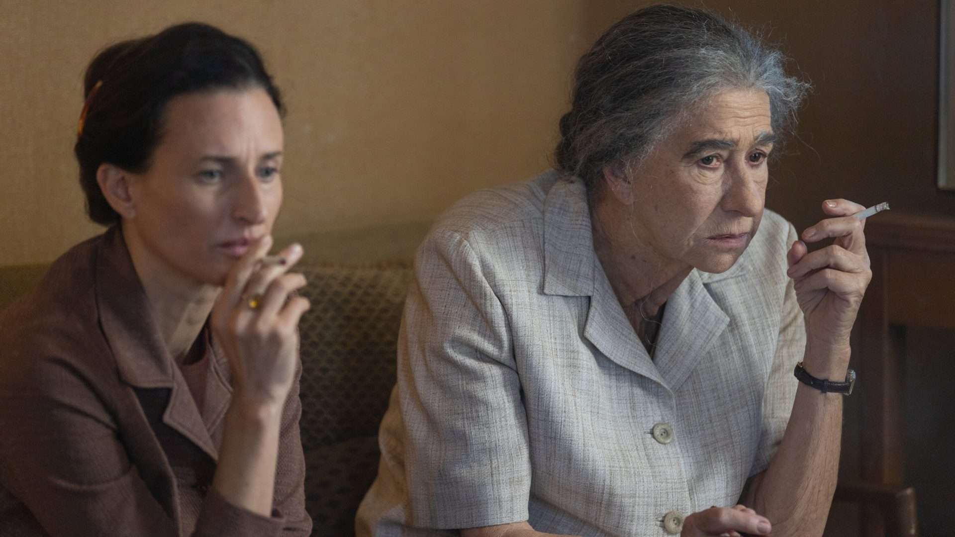 Golda Meir and her assistant. 