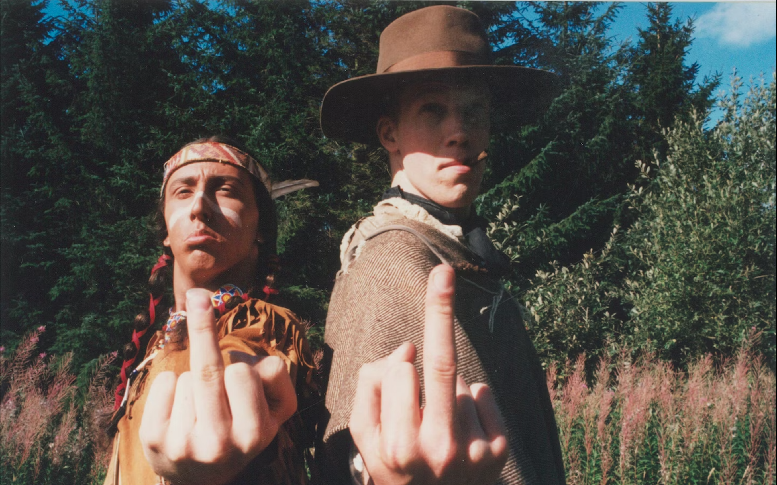 A still from A Fistful of Fingers (1995).