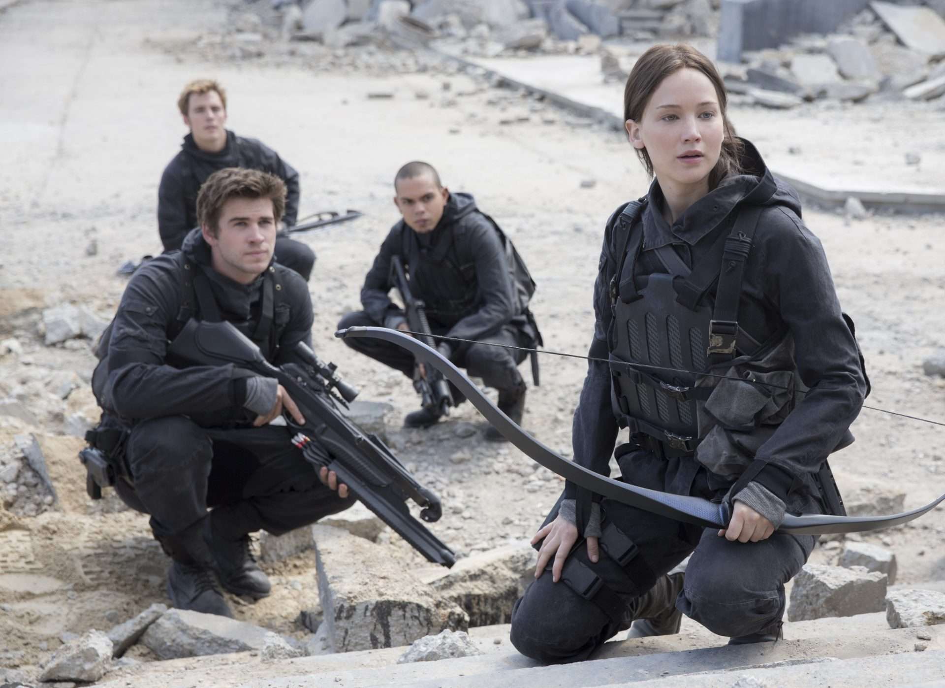 A still from The Hunger Games: Mockingjay Part 2 (2015). 