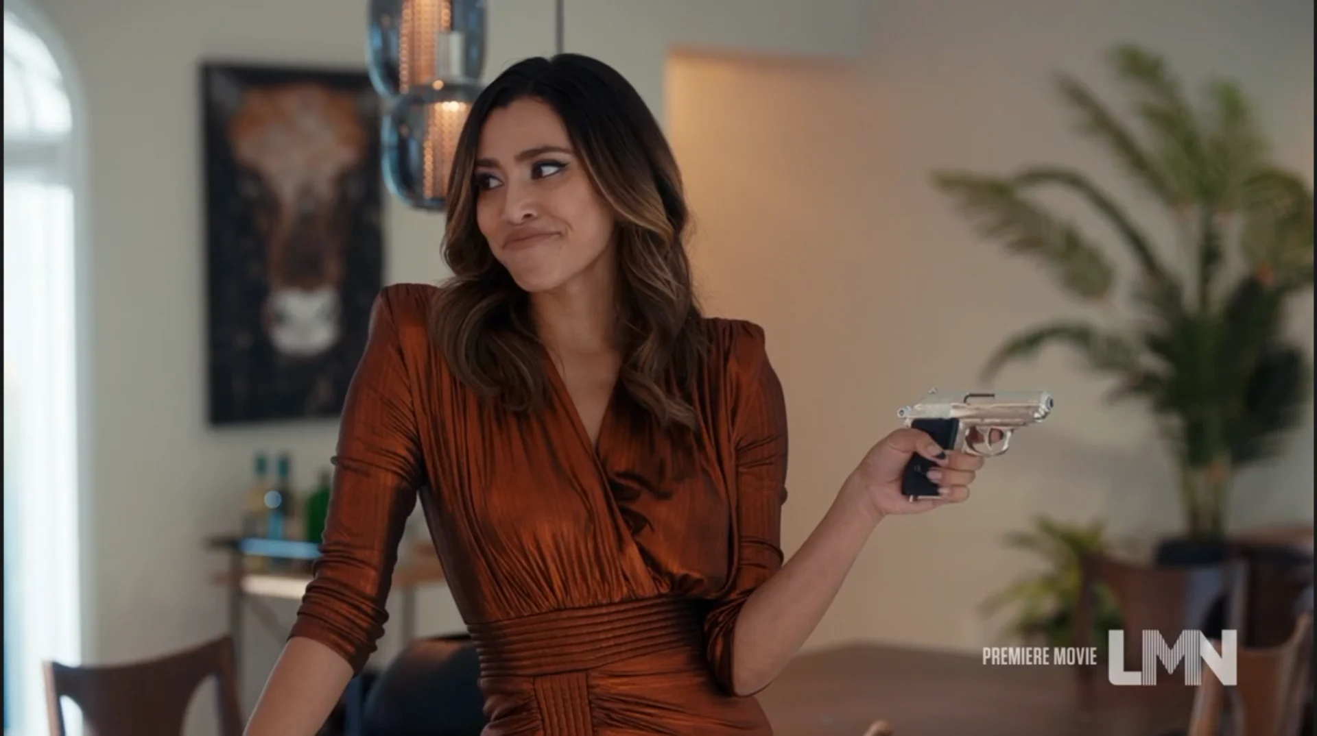 A still from A Party to Die For (2024).