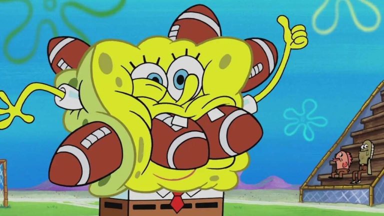 Spongebob Offers a Savage Remark on Leonardo DiCaprio’s Dating Life at the Super Bowl
