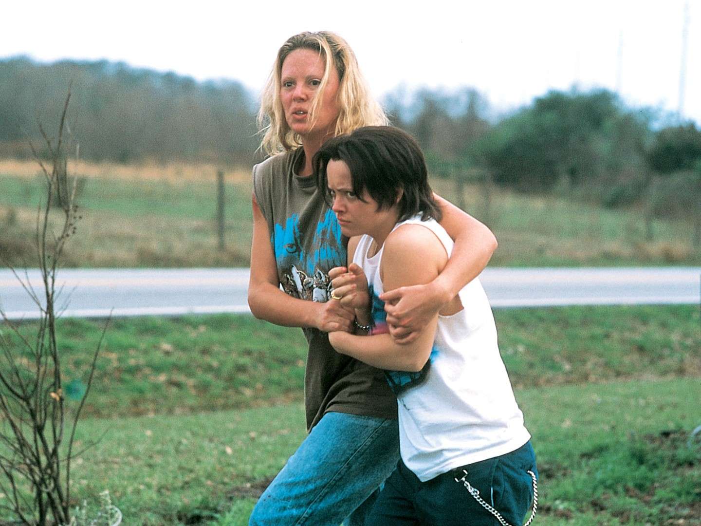 A still from Monster (2003). 