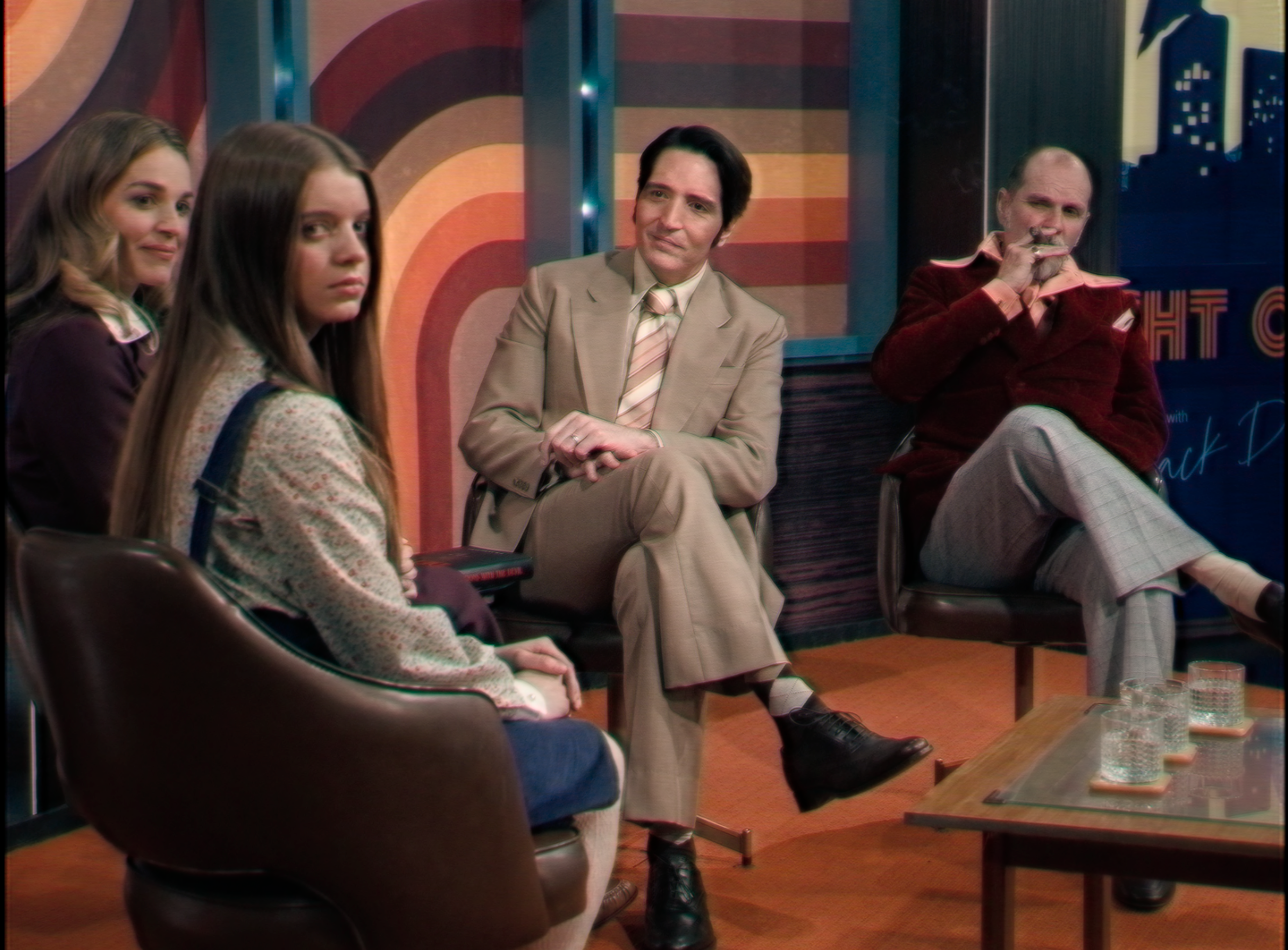 A still from Late Night with the Devil (2023). 
