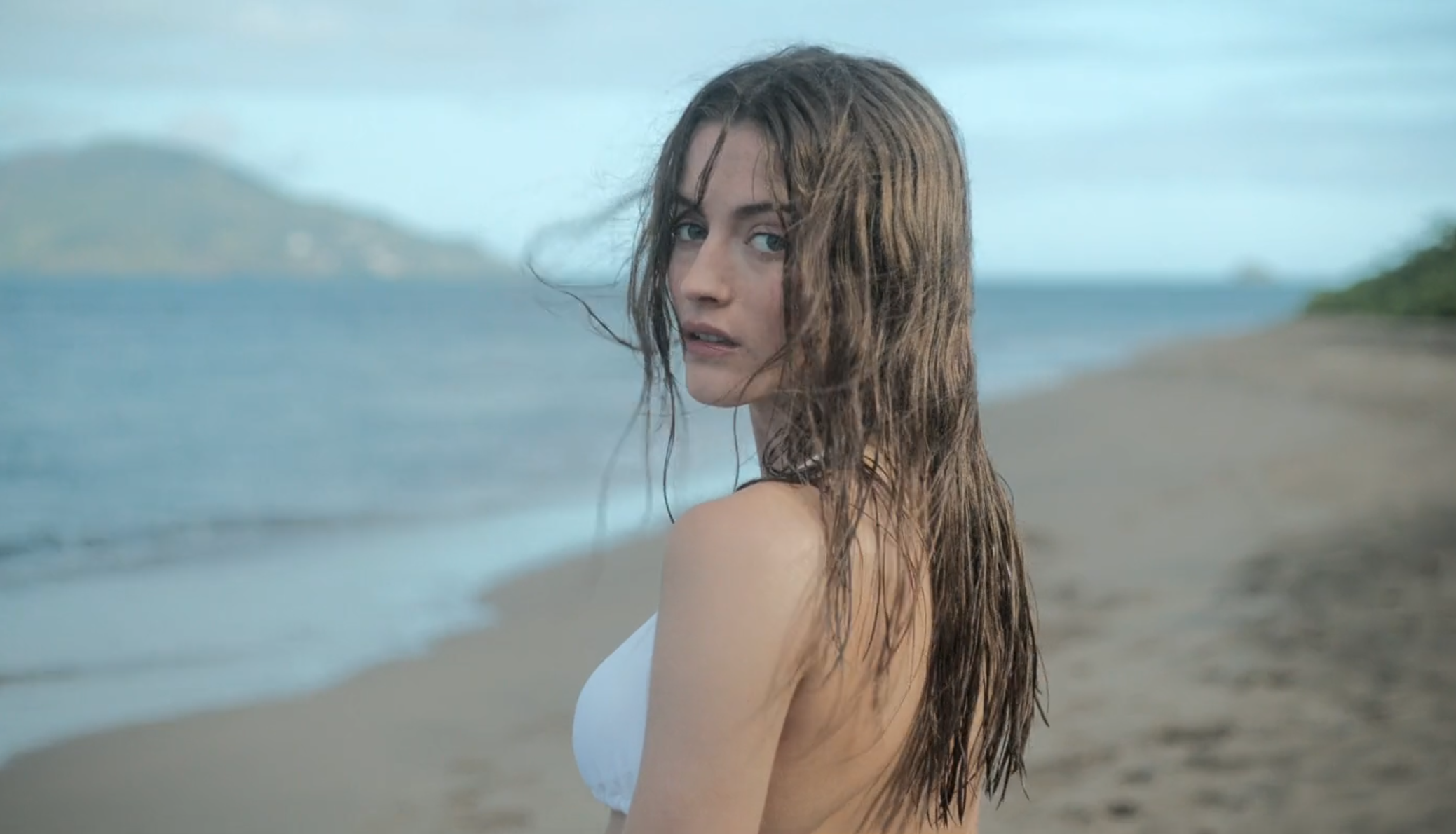 Lauren McQueen as Rebecca in Strictly Confidential (2024). 