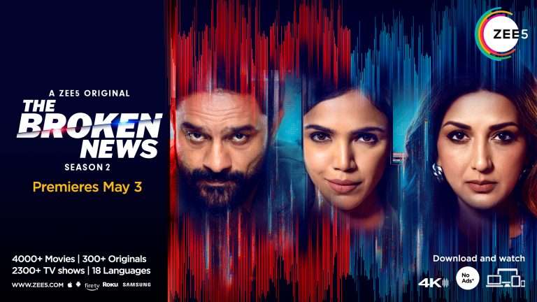 Zee5 Global Trailer of the Newsroom Drama Series, ‘The Broken News S2’ starring Sonali Bendre, Jaideep Ahlawat and Shriya Pilgaonkar