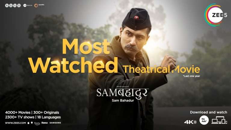 Sam Bahadur hits new milestones on ZEE5 Global on Vicky Kaushal’s Birthday