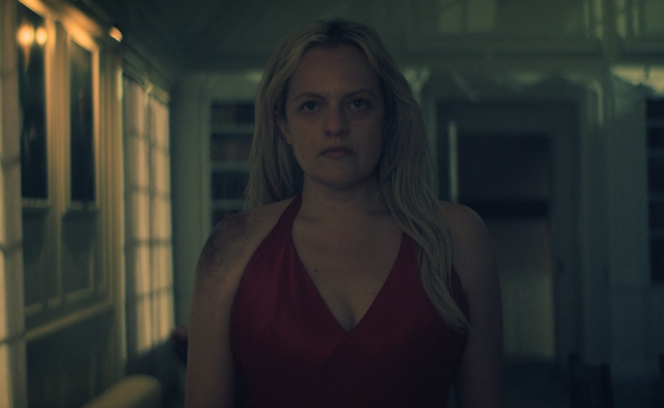 Elisabeth Moss as Imogen Salter in the series finale of The Veil, episode 6. 