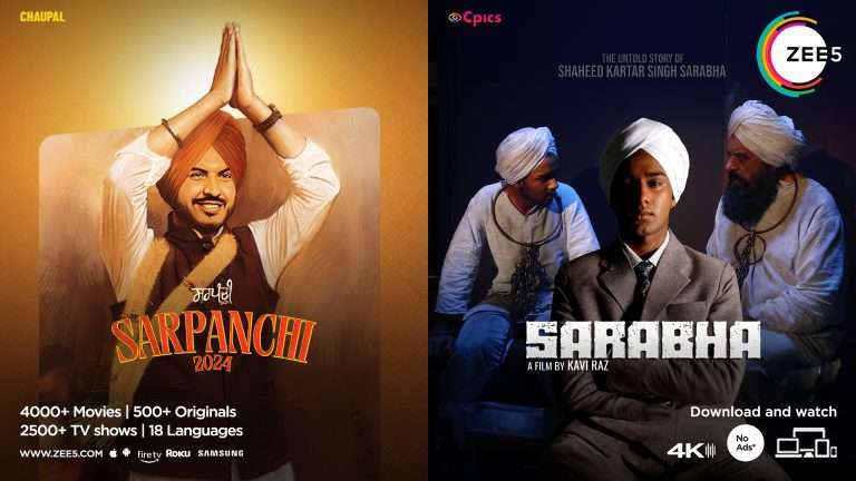 This Indian Independence Day, Discover the World of Sarabha and Sarpanchi on ZEE5 Global Add-ons