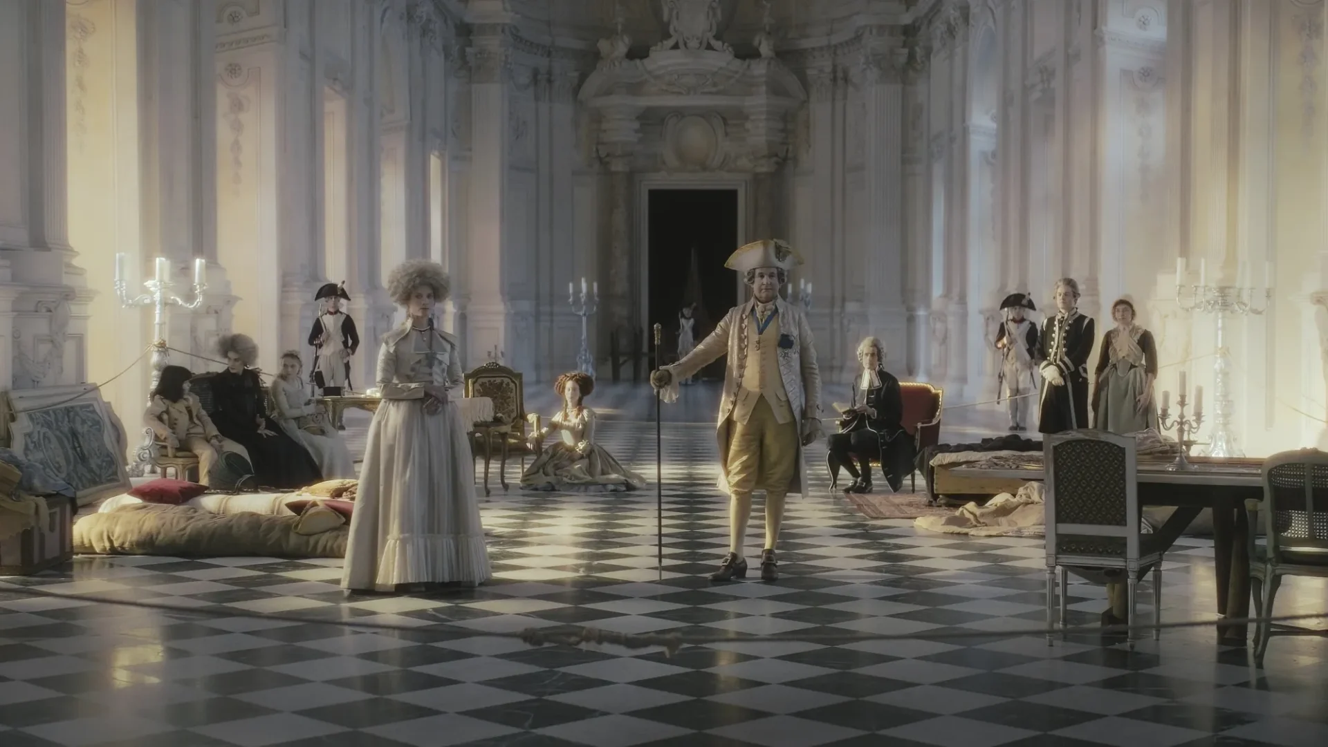 A still from The Flood (Le Deluge, 2024).
