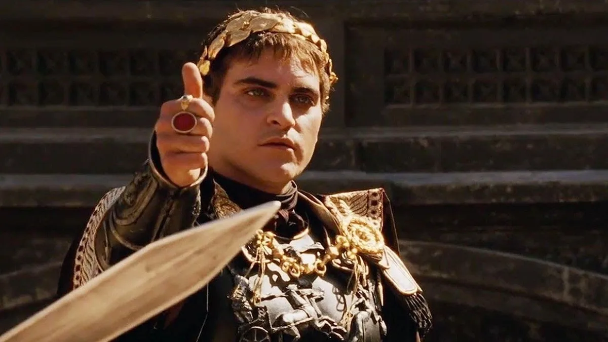 Joaquin Phoenix in Gladiator