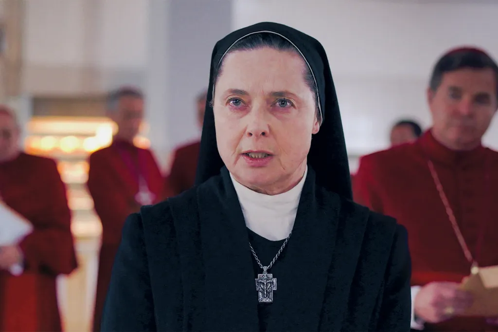 A still from Conclave (2024). 