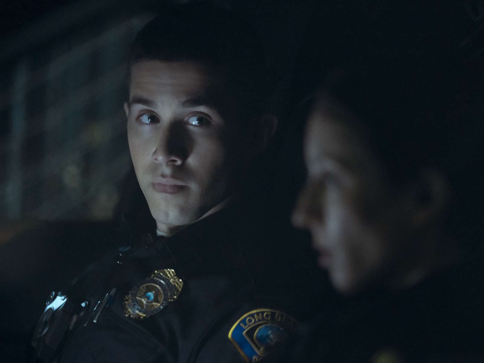 A still from On Call (2025).