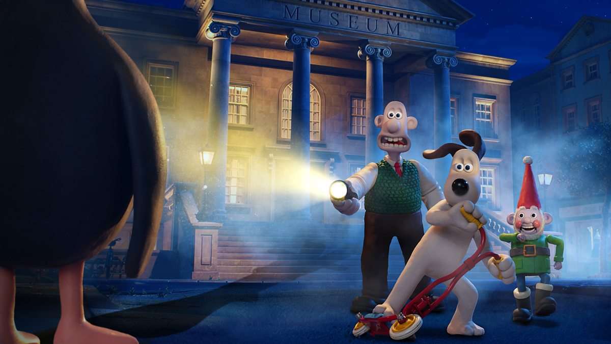 A still from Wallace & Gromit: Vengeance Most Fowl (2024). 