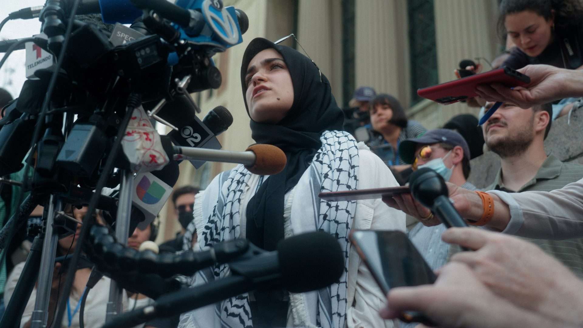 A still from The Encampments (2025). 