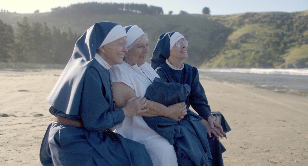 A still from Holy Days (2026). 