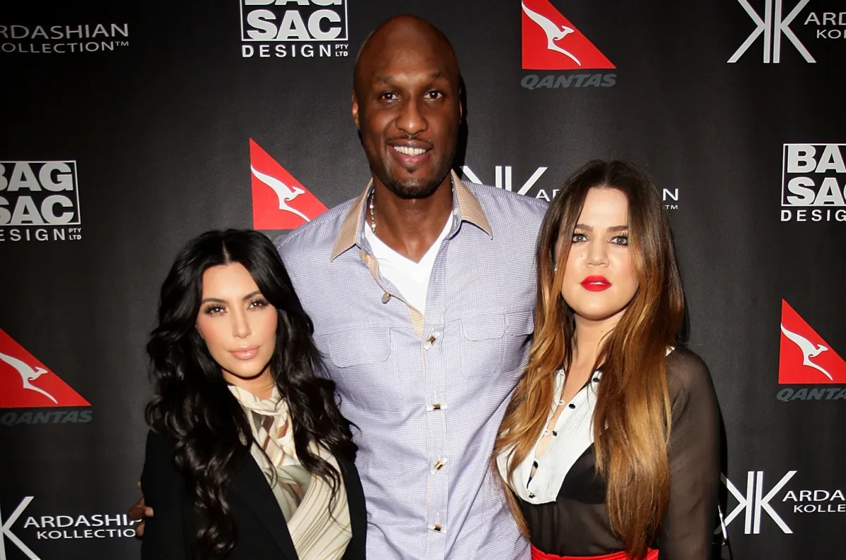 Kim & Khloe Kardashian Odom and Lamar Odom