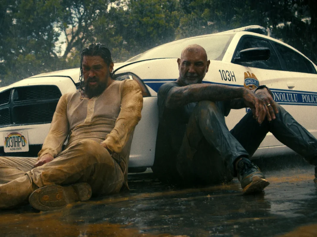 Another still from The Wrecking Crew (2026). 